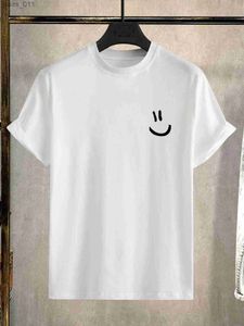 Camisetas casuais masculinas T-shirt para homens Casual Casual pescoço de manga curta T-shirts de verão Tops regulares e grandes tees 240402