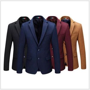 Yepyeni Erkek Giysileri Renk Siyah Yüksek Kaliteli Çentikli Yakası Tasarımcı Bride Damat Takımları Blazers Yemek Parti Ceketleri Genç Men6849127