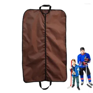 Storage Bags Hockey Jersey Garment Bag Clothes With Zipper Suit Cover Large Capacity Clothing Hung