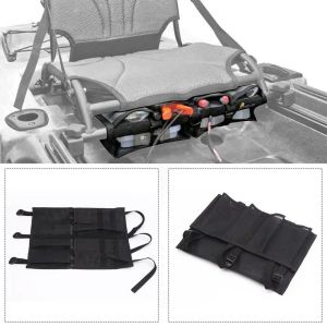 Accessories Kayak Seat Storage Bag Adjustable Strap Nylon Mesh Kayak Aluminum Seat Organizer Water Sports Fishing Gear Accessories