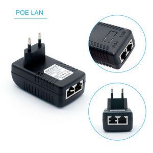 CCTV Güvenlik AC 110V-240V-DC 12V 15V 24V 48V 0.5A 1A POE Enjektör Güç Adaptörü Ethernet IP Kameralı Telefon POE Güç Kaynağı