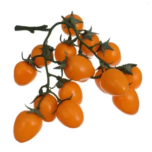 Party Decoration Simulated Fruit Skewers Foam Fake Props Cherry Tomatoes Artificial Plants Dining Table Home Decor Plastic Faux Office