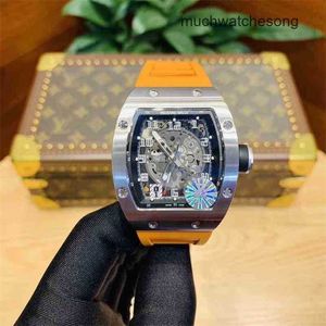 Szwajcarskie luksusowe zegarki Richadmills Mechanical Watch Chronograph Wristwatch Na ręka Busines