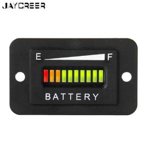Accessories JayCreerBattery Fuel Gauge Indicator for Fork Lifts, Golf Carts,Floor Care Equipment, 1224V, 36V, 48V, 72V
