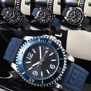 Luxury watches rubber superocean designer watch for men chronograph quartz movement orologi di lusso sports womens watches high quality daily life ornament sb080