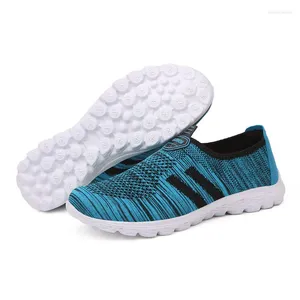 Walking Shoes For Men Net Travel Girl High Quality Couple Man Breathable Cloth Weaving Flat Male