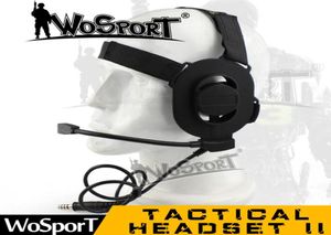 Cuffie tattiche con riduzione del rumore II con microfono Airsoft NATO Noise Canng per comunicazione con casco walkie talkie8356126