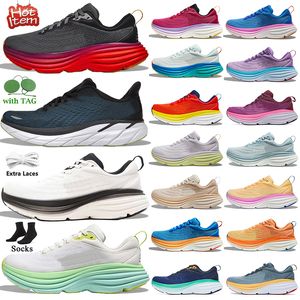 scarpe da corsa firmate Hokass ONE bondi 8 clifton 9 donna uomo Coastal Sky All Aboard stivali locali fantasmi blu ghiacciaio KAWANA Challenger ATR 6 scarpe da ginnastica da allenamento