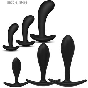 Other Health Beauty Items 1 piece of silicone heavyduty anal bead buttock plug wearable anal plug Gpoint false penis insertion vaginal expander Anus Dilator expande