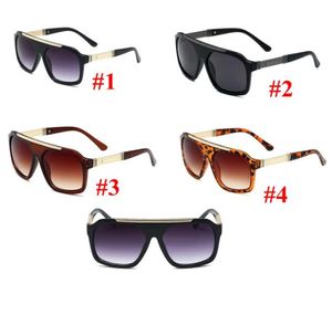 Modedesigner-Sonnenbrille, Outdoor-Radsport-Sonnenbrille, Strandbrille, Herren, goldene Spiegellinse für quadratische Sonnenbrille, entspiegelte, winddichte Brille