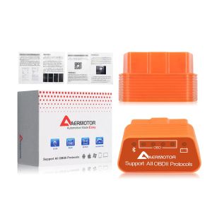 AmoMotor Elm327 Bluetooth 4.0 ELM327 WIFI OBD2 V1.5 Scanner de diagnóstico automático Elm 327 Bluetooth 4 Obdii 1.5 para iOS Android PC