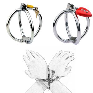 Toys Metal Cross Handcuffs vuxna produkter Sexleksaker för par flirta män och kvinnor slav bondage vuxna spel fetisch bdsm