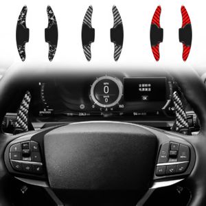 For Ford Explorer 20 20-2023 Carbon Paddles Steering Wheel Paddle Shift Extension Shifters Car Sticker