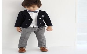 Highquatity klassisches formelles Kleid für Kinder, Blazer, Jacken, Jungen, Hochzeitsanzug, Kinderoberbekleidung, Kleidung, 4 Stück 6673166