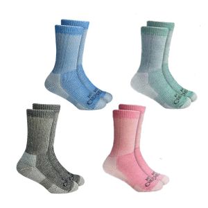 Boots 72% Merino Wool Kids Socks for Women Crew Cushion Boot Sock Warm Thermal Merino Wool Socks for Hiking Moisture Wicking