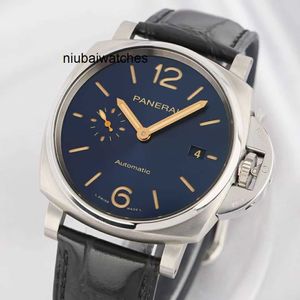 Watches Luxury Mechanical Issue Box 98 Limited Gold Blue Plate Automatic Mens Watch