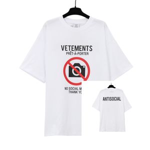 VETEMENTS Mens Designer camiseta Men tshirts designer masculino t-shirt tee de camiseta maglietta da uomo camiseta hombre mens ropa de hombre roupas por atacado em massa e4