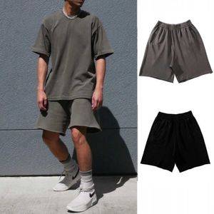 Men's Shorts Mens Shorts Mens cotton sports running shorts printed bodybuilding sports pants fitness shorts jogging gym mens gray western shortsC240402