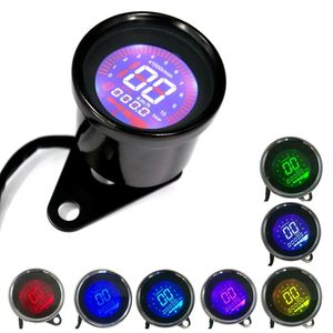 Tachimetro moto 12V contagiri misuratore carburante cruscotto indicatori quadrante contachilometri indicatore digitale LCD accessori moto universale