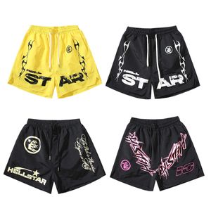 Hellstar Hell Star casual sports summer beach shorts mens hot pants womens batch