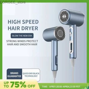 Electric Hair Dryer Hair dryer 1600W fast drying low noise strong wind high-speed hair care family travel hotel smooth air nozzle high-quality Y240402