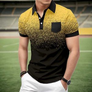 Men's Casual Shirts Summer New Mens Casual Short sleeved Shirt Fashion T-shirt Mens Breathable Pocket Shirt Mens Top 240402