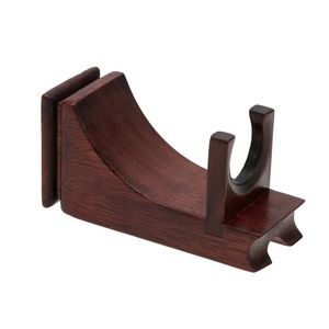 2024 Högkvalitativ rakborste Razor Holder Stand Safely Non-Slip Shaver Holder Organizer Man Barber Shaving Tool för Rosewood