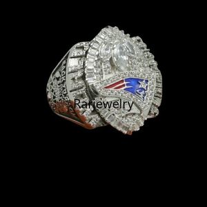 Luxo 2004-2023 Super Bowl Championship Ring Designer 14K Ouro Futebol Campeões Anéis Estrela Jóias Diamante Para Mulheres Dos Homens