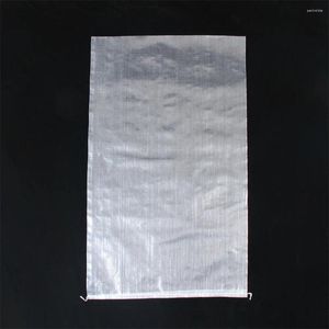Storage Bags 10 Pcs Packaging Bag Sack Race Thicken Packing Gunny Snakeskin Polywoven Polybags