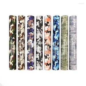 Window Stickers 1 Roll 25 100 cm Stretch Camouflage Pu Heat Transfer Film Cutting Press Iron-On HTV T-shirt