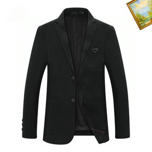 Nuovo designer Lettera di moda Stampa maschile Blazer in cotone Linenio giacche designer di designer di design Business Casual Slip Fit Formale Men Blazer Suit Styles#A12