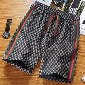 Men's Summer 2023 New Casual Korean Style Big with Five Point Middle Pants Trendy Light Luxury Shorts for Men