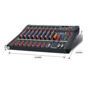 Mixer Audio Sound Mixing DJ Controller Bluetooth Table Card Professional Digital Consoles Interface Console Equipment 8 Channel