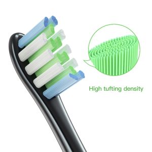 4st för Oclean X/ X Pro/ Z1/ F1 mjuka Dupont ersättningshuvuden Borstehuvuden Sonic Electric Toothbrushbrist Vakuummunstycken