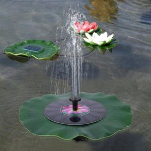 Garden Decorations 7V 1.4W Solar Floating Fountain Water Pool Pond Decoration Panel Powered