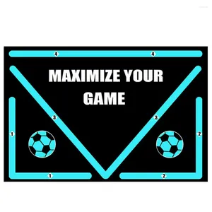 Dibets Football Training Mat Mat Non Slip Soccer Portable Corner Corner for Indoor Outdoor