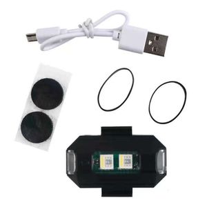 Yükseltme yükseltme LED Çarpışma Karşıtı Uyarı Işığı RC Drone Flash LED Pozisyon Işık Motosiklet Dönüş Sinyal Göstergesi 7 Renk Strobe Işık