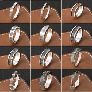 2024 New Personality Cros Cross Series Rings Men Women Ring Retro European and American Hip Hop Style Pure 925 Silverring Designer Jewelry Luxury Gfit