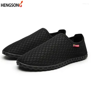 Walking Shoes 2024 Spring Sports Men Sneaker Lazy Network Mesh Breathable Male Foot Wrapping Sporting Men's Shoe