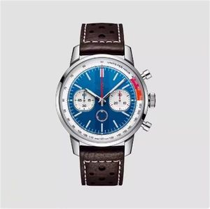 U1 TOP AAA Breteling Mens Watch Time Watch Watch 41 mm B01 Cowhide Pasek Navitimer Chronograph Ruch Kwarc Men Wristwatches Waterproof Designer 1884 Watches