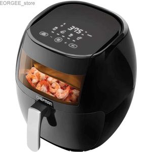 Air Fryers Chefman Turbofry Touch 8 Quart Air Fryer W/XL WIVILOWANIE ZASADOWANY DISTRYCZNY DISTRItal Smaż z mniej oleju do zdrowej żywności Y240402