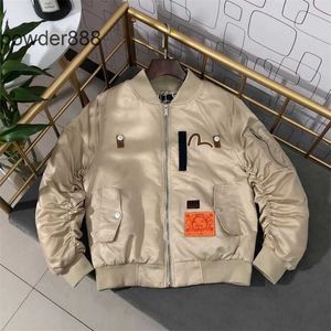 2024 Autumn/Winter EV Fushen Cowboy Buda Buda Head Bordoused Baseball Casat Fin Flying Jacket Cotton