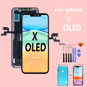 OLED für iPhone X XR XS 11PRO 11PROMA -Anzeige Bildschirm Ersatz mit 3D Touch Digitizer Assembly 3D Touch XS Max LCD ErsatzEm