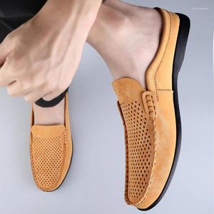 Scarpe casual Mocassini da uomo Mocassini fatti a mano in pelle Comode sneakers da guida Calzature di design maschile
