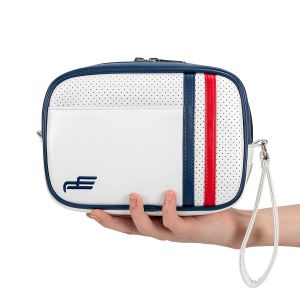 Taschen PLAYEAGLE Golf Handtasche Tasche für Golf Tee Handtuch Ball Nvay Blau leichtes wasserdichtes PU-Material