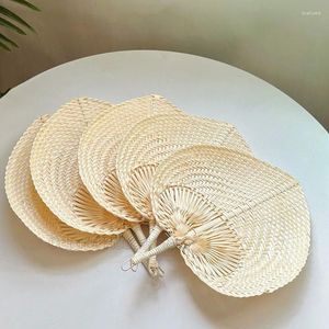 Decorative Figurines Old-fashioned Pu Fan Hand-woven Children Hanfu Swing Bamboo Straw Braided Summer Ancient Style Home Decoration