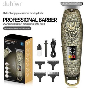 Elektrische Ruckeher professionelle Haar Trimmer Friseur Clippers Home Rasieren niedriger Rausch- und Vibrationen USB -Ladung Kompakte Safe 2442