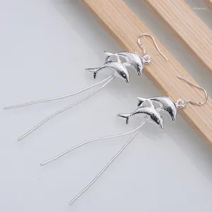 Hoop Earrings 925 Sterling Silver Fashion Jewelry Straight Thin Lovely /Ikqarbxa HYDAQPKA LQ-E223