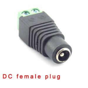 2/5/10pcs 12V DC BNC Erkek Kadın Konnektörü CoAx Cat5 Video Balun Adaptör Fişi LED Şerit Işıkları için CCTV Kamera Aksesuarları D6