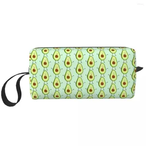 Cosmetic Bags Cute Fruits Pattern Portable Makeup Case For Travel Camping Outside Activity Toiletry Jewelry Bag